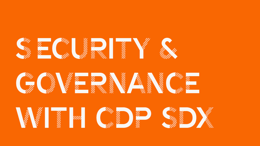 Security & governance with Cloudera SDX